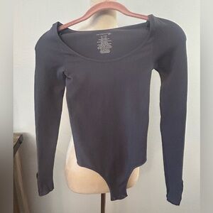 Free People Intimately Long Sleeve Bodysuit   	NWOT